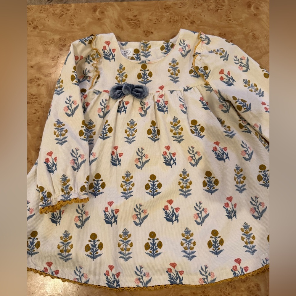 Mud Pie Fall Outfit (corduroy blue pants)